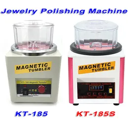 Elektrisk magnetisk poleringsmaskinrengöring KT-185 KT185S Magnetiska debureringsverktyg för guld- och silversmycken polermedel