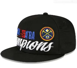 Projektanci czapki czapki Snapback 2023 finały Champions Nuggets damska czapka dla mężczyzn luksusowe futbol amerykański Basketall Cap Camo chapeu casquette bone gorras a1