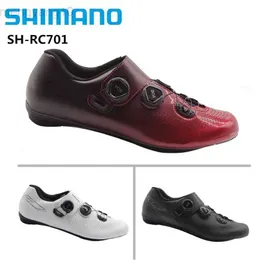 사이클링 신발 Shimano RC7 RC702 카본 도로 자전거 자전거 사이클링 자전거 자전거 신발 표준 와이드 버전 SH-RC701 SH-RC702로드 레이스 사이클링 신발 HKD230706