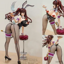 Action Toy Figurer 41CM BINDING Zettai Junpaku Shoujo Bunny Pvc Action Figurer Vuxen Collection Modell Leksaker R230706