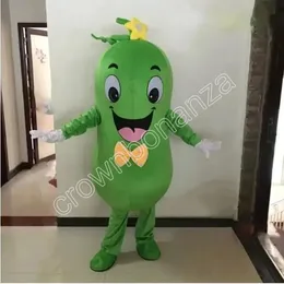 Śliczne Cucumber Mascot Costumes Cartoon Fancy garnitur dla dorosłych zwierząt motyw maskotot karnawałowy kostium Halloween fantazyjna sukienka