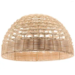 Pendant Lamps Ceiling Fan Light Covers Indoor Rattan Shade Modern Lamp Decorate Decorative Lampshade Woven Replacement Hanging