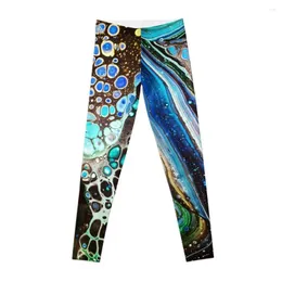 Pantaloni attivi ombra intergalattica. I leggings spingono i collant per le donne