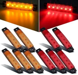 Truck Side Lamp 6 LED Signal Lights Safety Warning Lights Trailer Trailer Turn Bulb Truck Accessories