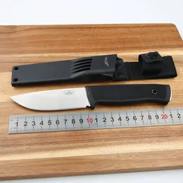 8Cr13 Surface Sanding Outdoor Knife 58HRC Tactics Straight Camping Hunting Self-defense Knife High Hardness 307