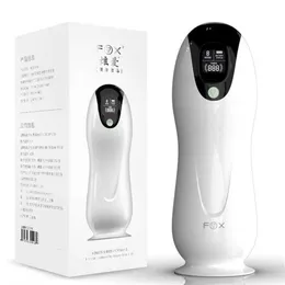 FOX Dazzling M30 Aircraft Cup Electric Male Device Inverted Count Sucking Interactive Pronunciation Vibration Exercise 50% factory store sale