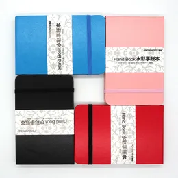 Блокноты 300 г туристической акварели Ручной книги 24 листов Портативный наброски бумаги Профессиональное искусство поставляется четыре цвета доступны 230706
