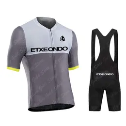 Платья 2021 Новый комплект велосипедного трикотажа Etxeondo, мужские шорты с нагрудником, комплект колумбийской велосипедной команды, гоночная одежда, униформа Mtb, костюм для шоссейного велосипеда