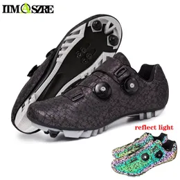 أحذية ركوب الدراجات أحذية رياضية MTB Men's Flat Flat Footwear Cleat Shoes Road Gort Mountain Racing Bike Bicklecle Riding Triathlon Women Bicycle Shoes