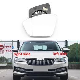 Per Skoda Superb 2016 2017 2018 Accessori Auto Car Side Specchietto retrovisore Lenti in Vetro Riflettente con Riscaldamento