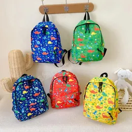 Mochila escolar para jardim de infância com desenhos animados de dinossauros para meninos e meninas, mochilas para crianças em idade pré-escolar linda mochila escolar