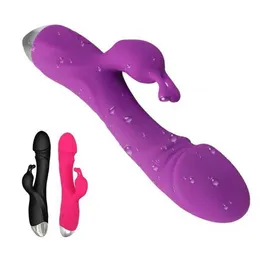 Rabbit Vibrators for women waterproof vaginal thrust Spot 10 Speed Clitoral Massager silent rechargable Dildo konijn 70% Outlet Store Sale factory sale