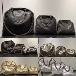Falabella duża torba na torbę Kobiety czarne luksusowe projektanci torby zakupowe torby portfelowe posłańca skórzana torebki Stella ramiona torebki crossbody