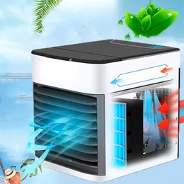 Climatiseurs Mini ventilateur de refroidissement à air portable climatiseur ménage refroidisseur d'air multifonctionnel 3-en-1 humidificateur purificateur voyage petit ventilateur USB 230706