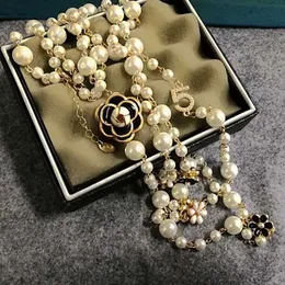 ペンダントネックレスデザイナー Mimiyagu ロング模擬真珠のネックレス女性のための No.5 二重層ペンダントロングネックレスパーティー 220218 KBCR