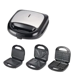 Tende 3 in 1 Elettrico Waffle Maker Sand Maker Hine Bubble Egg Cake Forno Colazione Waffle Hine Elettrodomestici da cucina