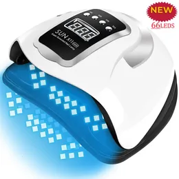 Nageltrockner EST 6636 LEDs Nageltrockner UV-LED-Lampe Trocknen von Nagelgelpoliermitteln mit intelligentem Sensor für Nägel Maniküre Maschine Nail Art Salon 230706