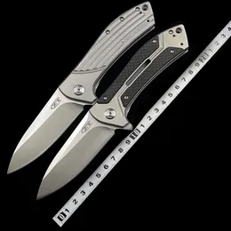 Zero Tolerance ZT 0801 TODD REXFORD Steel Handle Folding Knife Outdoor Camping Hunting Pocket Tactical Self Defense EDC Tool 0350 0562 0707 0999 0460 0801 KNIVES
