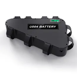 Luzes Upp 48V Triângulo Bateria de Bateria 52V 28.8AH Ebike Bateria 21700 Cell 72V 60A BMS PARA BAFANG 1500W 1000W 750W Triângulo Bag e Bike E Bike