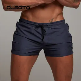 Männer Shorts Herren Sexy Badeanzug Schwimmen Mann Bademode Männer Slip Strand Shorts Badehose Sport Anzüge Surf Board Shorts erkek mayo 230706