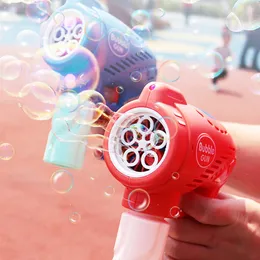 Novelty Games Kids Bubble Gun Electric Soap Water Bubble Maker Wedding Bubble Machine Summer Outdoor Toys For Children Birthday Gifts 230706