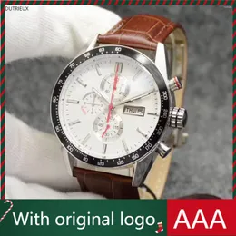 Нарученные часы Dutrieux Мужская 904L Нержавеющая сталь Водонепроницаемые автоматические Quartz Высококачественные часы 44 мм -ТАГ