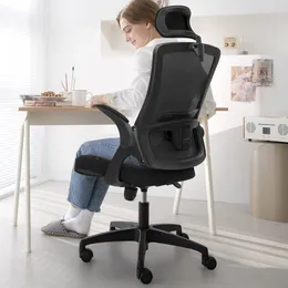 كرسي كرسي جديد مريح المكتب الخلفي مع مسند رأس أذرع قابلة للتعديل ، أسود