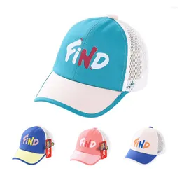 Ball Caps Doit 2023 Summer Boy Girl Cap Baseball Найдите письма модные детские солнце