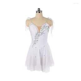 Stage Wear Professional High Quality Comfortable Custom Size Kids Girls Adult Woman Performance White Tenderness Ballet Romantic Tutu