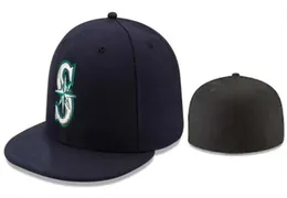 Top Selling Mariners S letter Baseball caps Embroidery For Women men gorras bones Hip Pop Fashion Fitted Hats H2-7.7