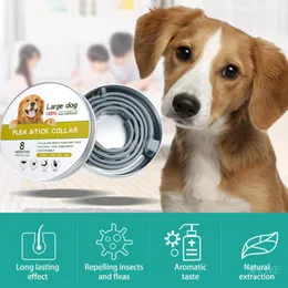 Dog Collars Pet Collar Anti-mosquito 38/72cm Insect Repellent Supplies Deworming Adjustable Waterproof