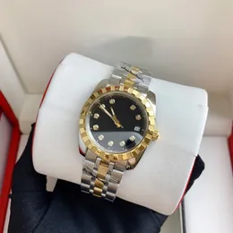 Klasyczny styl oceanu Diamond Dial Mens Watch Luksusowe zegarki designerskie Neutralne automatyczne mechaniczne wodoodporne zegarki świecące Bez pudełka