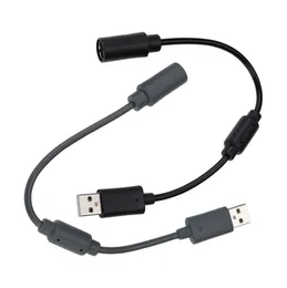 Andra tillbehör USB Breakaway-kabel Adapter Sladdbyte för Xbox 360 Wired Game Controller Tillbehör Connection Converter 230706