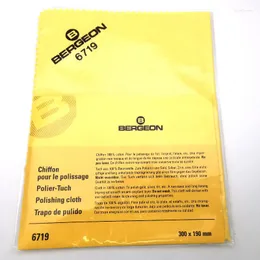 مشاهدة مجموعات إصلاح الأصلي Bergeon 6719 Cotton Polishing Cloth for Gold Silver Jewelry Steel لإزالة أدوات الخدش الطفيفة