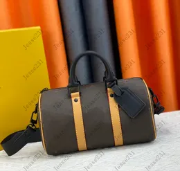 10A En Kaliteli Tasarımcı Çanta Kadın Erkekler Gerçek Deri Keepall 25 Çanta Tote Omuz Çantaları Crossbody Çanta Kotu Çanta Çanta Cüzdanları Sırt Çantası 25 x 15 x 11 Cm