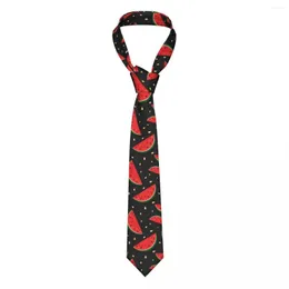 Muszki Świeże Plasterki Czerwonego Arbuza (1) Krawat Dla Mężczyzn Kobiety Krawat Odzież Akcesoria