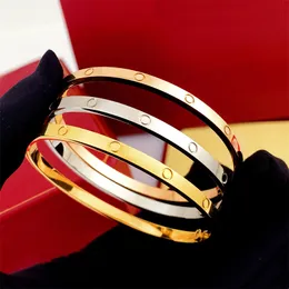 4 mm Designerskie bransoletki dla kobiet Luksusowa moda Tytanowa stal Diament Bransoletka dla par Akcesoria podróżnicze Akcesoria Biżuteria Prezenty