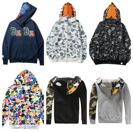 Sportkläder för män Huvjacka Shark hoodie modedesigner herr dam trend haj hoodie stylist tecknad hoodie hoodie casual sweatshirt Asia storlek S-5XL