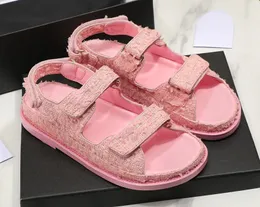 Sandálias femininas rosa designers chinelos verão meninas slide praia sandália feminina