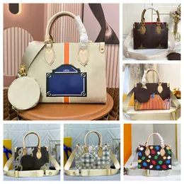 Luxus-Taschen, Designer-Tasche, Damen-Handtaschen, Onthego-Einkaufstasche, heiße Umhängetasche, Blumen-Damen, lässige PVC-Leder-Umhängetaschen, weibliche Mini-Handtasche mit Geldbörse, 2 Stück