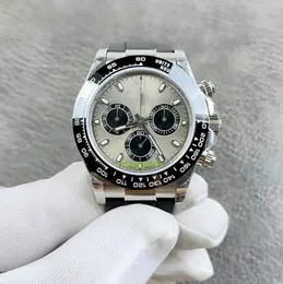 GMF gm factory V3 Timer funktion klocka för män Mekanisk 7750 urverk Storlek 40MM Keramisk ram Safirglass Swiss superljusande