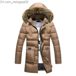 Masculino Down Parkas 2018 Inverno Grosso Quente Masculino Jaqueta Longa Acolchoada com Capuz Puffer Coat Gola de Pele Real Parka Homme 3XL 4XL Plus Size Chaquetas Hombre Z230711