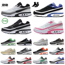 Mens Original OG BW Running Shoes الكلاسيكيات الأسود الفارسي البنفسجي الأبيض النقي بلاتيني Lyon Hemp Los Angeles Beijing Men Womens Dhgate Trainers 36-46