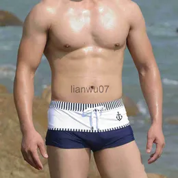 Roupa de banho masculina nova roupa de banho masculina natação calção de banho verão sexy masculino cueca boxer cuecas praia shorts para esportes aquáticos terno de natação masculino j230707