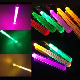 200pcs LED El feneri çubuğu anahtarlık parti lehine mini meşale alüminyum anahtar zincirleri anahtar yüzük dayanıklı parlama kalem asası çubuk ışın kılıcı LED ışık çubuğu