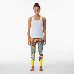 Aktywne spodnie, Boże, uratuj The Dame Legginings Women's Women Clothing Sportswear