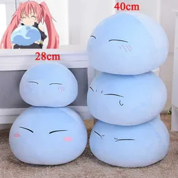 Uppstoppade plyschdjur Anime That Time I Got Reincarnated As A Slimes Rimuru Tempest Cosplay Prop Plysch Uppstoppad Doll Kudde leksakspresent L230707