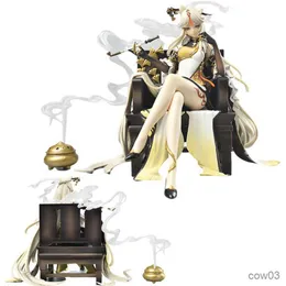 Figuras de juguete de acción 18 cm Genshin Impact Ningguang Anime Figura Gold Leaf y Jade Ver. Figura de acción figurita coleccionable modelo muñeca juguete R230707