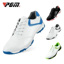 أحذية PGM MEN GOLF SHOED ANTISLIP TREASTIBLE GOLF Sneakers Super Fiber SPIKLONDAY Outdoor Sports Termure Trainers XZ051