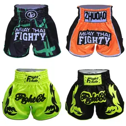 Men's Shorts Kick Boxing Pants Breathable Thai Boxing Shorts Man Woman Children Short Muay Thai Sports Fitness Fighting Sanda Boxeo Trunks 230707